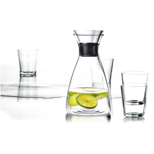 Eva Solo Karaf 1 liter met 4 Glazen 250 ml
