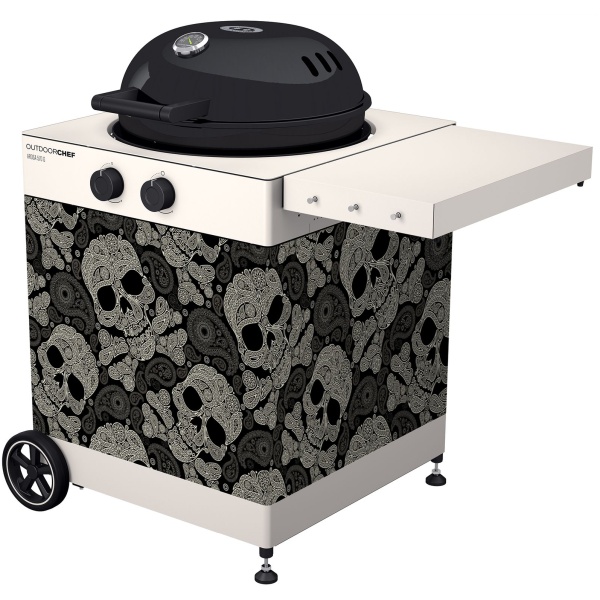 Outdoor Chef BBQ Accessoire Uitwisselbaar Front voor Arosa 570 G Skull Paisly