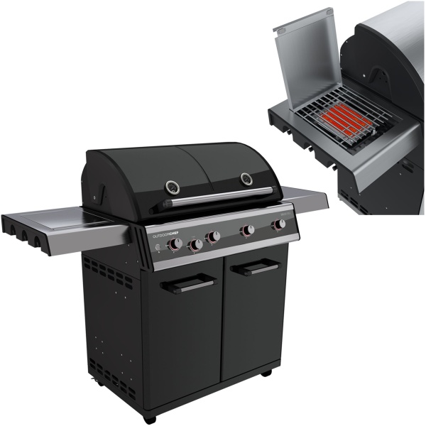 Outdoor Chef Barbecue Gas Dualchef 425 G 30 mBar Blazing Zone