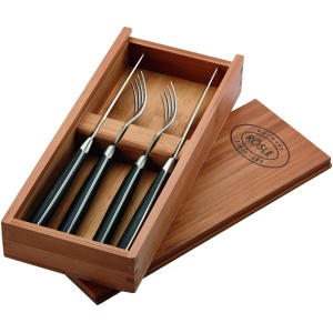 Rösle Barbecue BBQ Accessoire Steak Bestekset Set van 4 Stuks