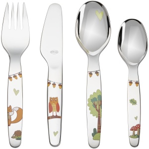 Rösle Keuken Kinderbestek Forest Friends Set van 4 Stuks Assorti