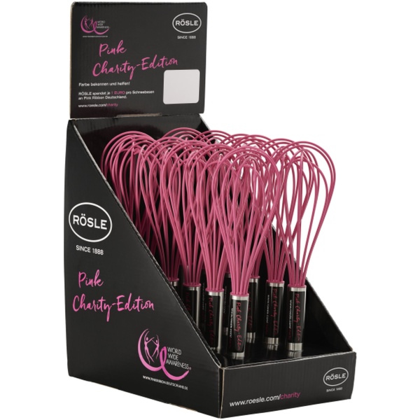 Rösle Keuken POS Display Toonbank Garde Pink Ribbon 12 Stuks
