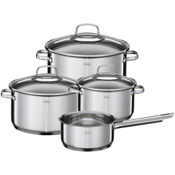 Rösle Keuken Elegance Pannenset Set van 4 Stuks Assorti