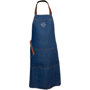 Xapron Arizona Schort Denim met Leren Band