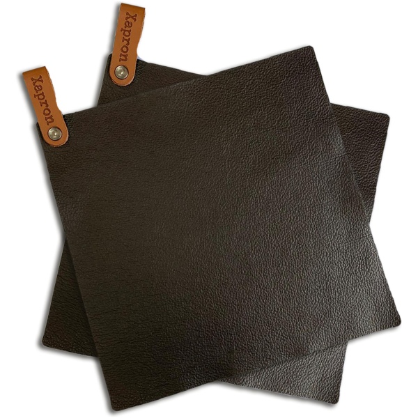 Xapron Bovine Pannenlap Leer Set van 2 Stuks