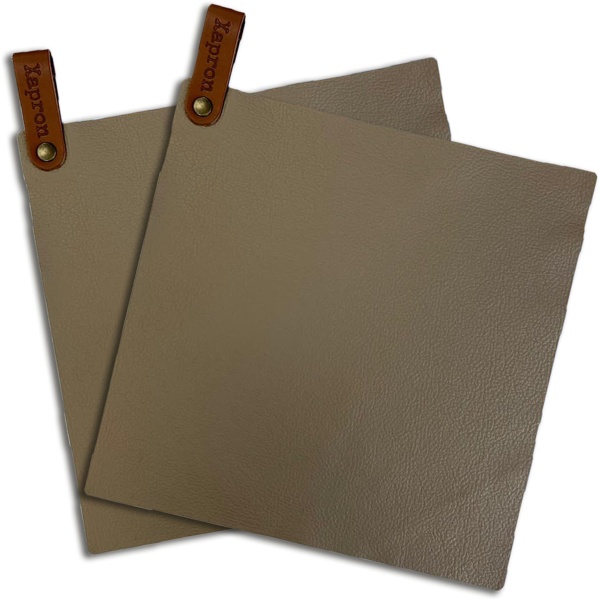Xapron Bovine Pannenlap Leer Set van 2 Stuks