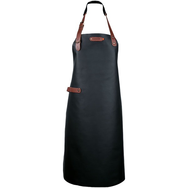 Xapron Bovine Schort met Nekband Large Leer