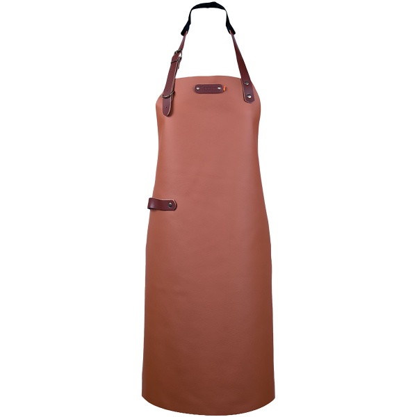 Xapron Bovine Schort met Nekband Large Leer