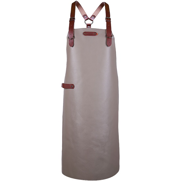 Xapron Bovine Schort met Schouderbanden XL Leer