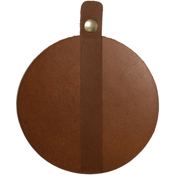 Xapron Budget Onderzetter Leer Ø 10 cm Set van 4 Stuks
