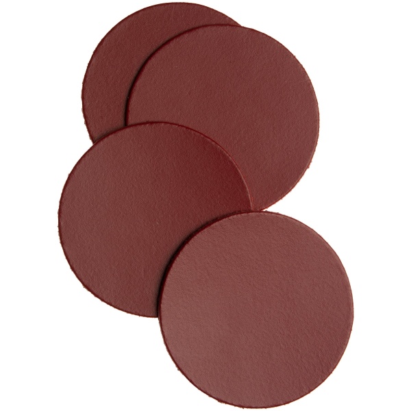 Xapron Mistral Onderzetter Leer 10 x 10 cm Set van 4 Stuks