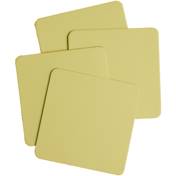 Xapron Mistral Onderzetter Leer 10 x 10 cm Set van 4 Stuks