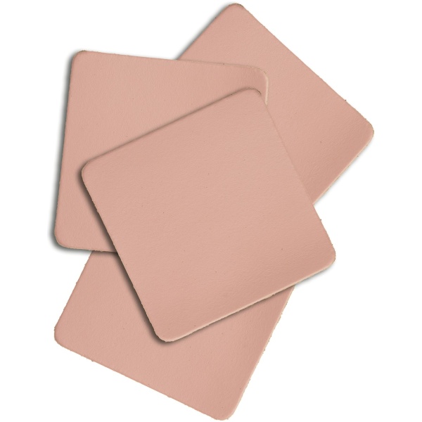 Xapron Mistral Onderzetter Leer 10 x 10 cm Set van 4 Stuks