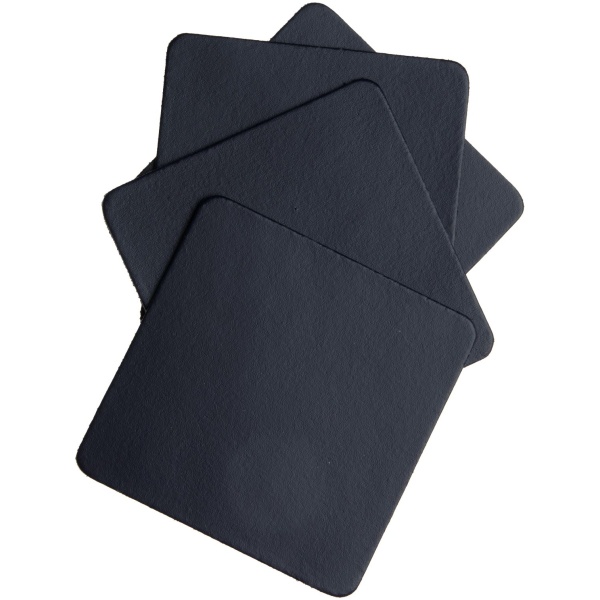 Xapron Mistral Onderzetter Leer 10 x 10 cm Set van 4 Stuks