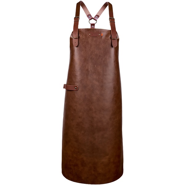 Xapron New York Schort met Schouderbanden Medium Leer