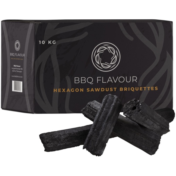 Yakiniku BBQ Flavour Accessoire Houtskool Sawdust Briquettes Hexagon kg rettes Hexagon 10 Hexagon