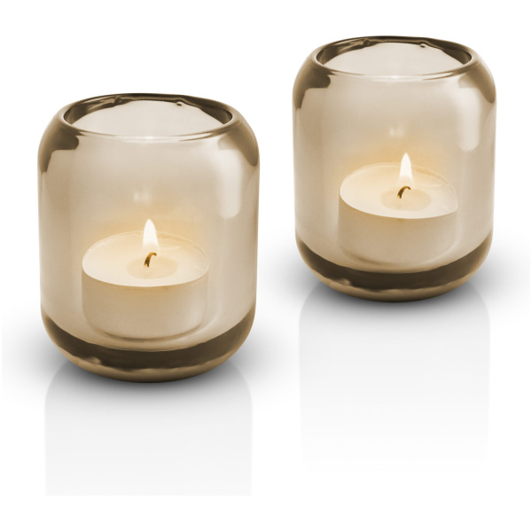 Eva Solo Acorn Theelichthouder Hazel Brown Set van 2 Stuks